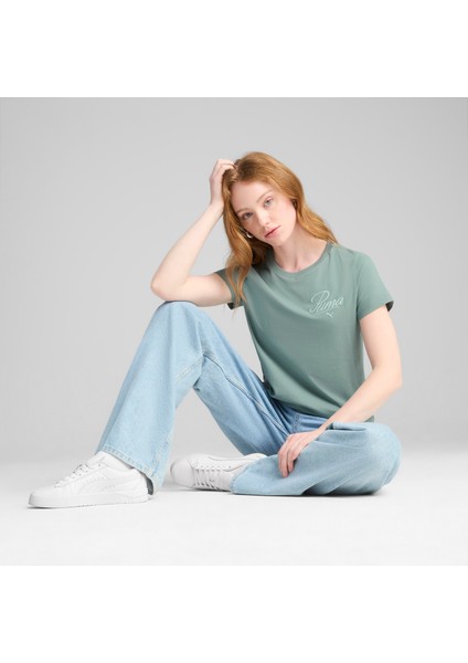 Scrıpt Tee Kadın Tişört modelleri