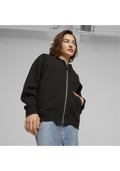 Her Full-Zip Hoodie Kadın Günlük Ceket 67788201 Siyah modelleri