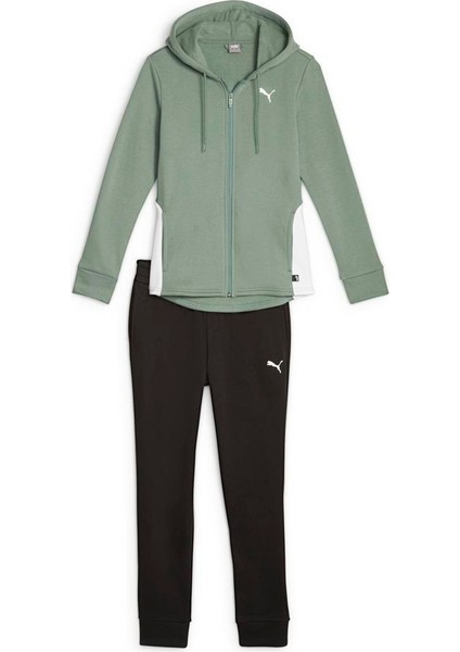 Classic Hooded Tracksuit Kadın Eşofman Takımı 62263744