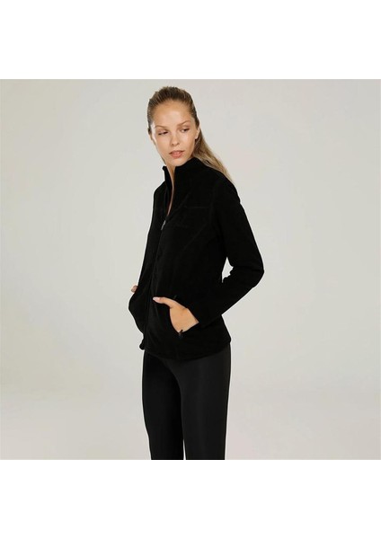 Basic Polar Pocket Cardi W Siyah Kadın Sweat Shirt W-Sn158 v5 indirimleri