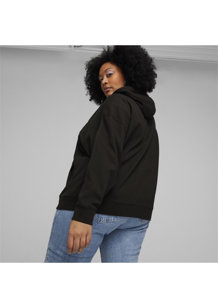 Her Full-Zip Hoodie Kadın Günlük Ceket 67788201 Siyah fırsatları