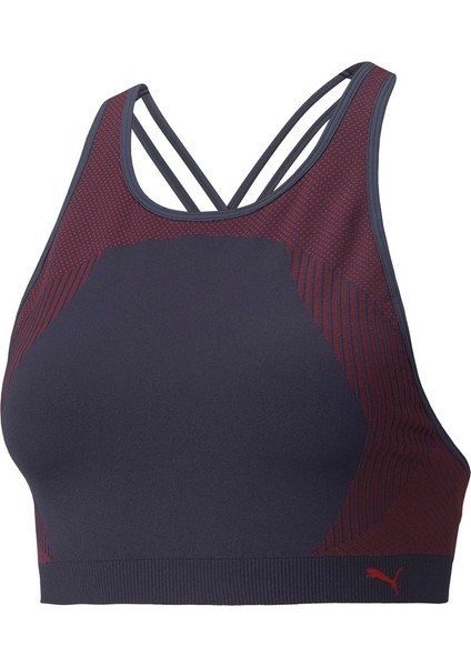 Low Impact Long Line Seamless Bra Kadın Lacivert Bra - 52094766