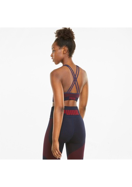 Low Impact Long Line Seamless Bra Kadın Lacivert Bra - 52094766 fırsatları