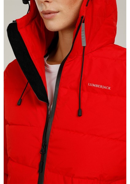 Kırmızı Kadın Mont 101044531 fırsatları