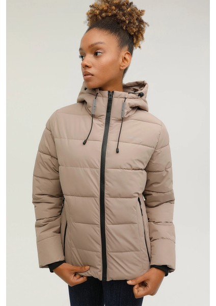 W-SN31 Apreski Coat 2pr Kadın Günlük Mont 101165657 Krem