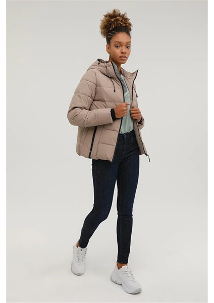 W-SN31 Apreski Coat 2pr Kadın Günlük Mont 101165657 Krem fiyatları