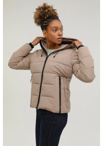 W-SN31 Apreski Coat 2pr Kadın Günlük Mont 101165657 Krem indirimleri