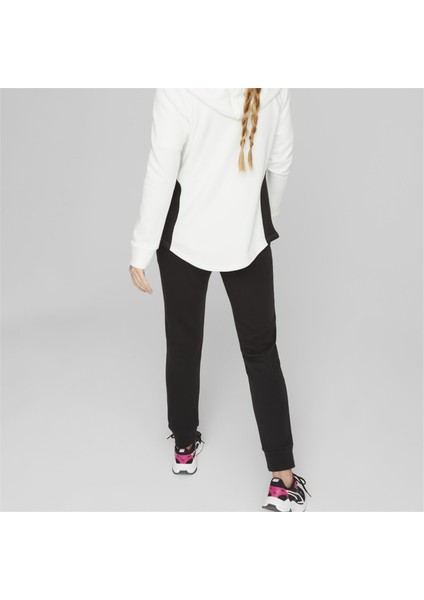 Classic Hooded Tracksuit Beyaz Siyah Kadın Günlük Eşofman Takımı 67369902 fiyatları