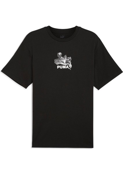 Graphics Bicycle Kick Tee Erkek T-Shirt