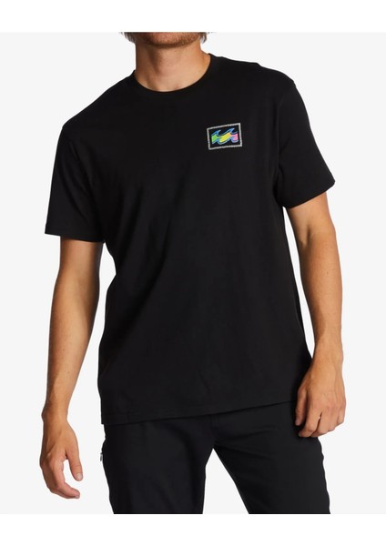 Crayon Wave Ss Erkek Siyah T-Shirt ABYZT01697-BLK modelleri