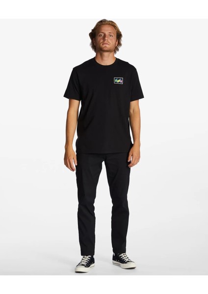 Crayon Wave Ss Erkek Siyah T-Shirt ABYZT01697-BLK fırsatları