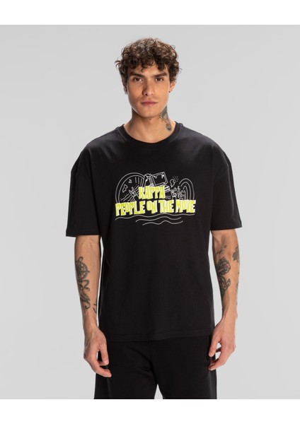 Logo Fred Erkek T-Shirt