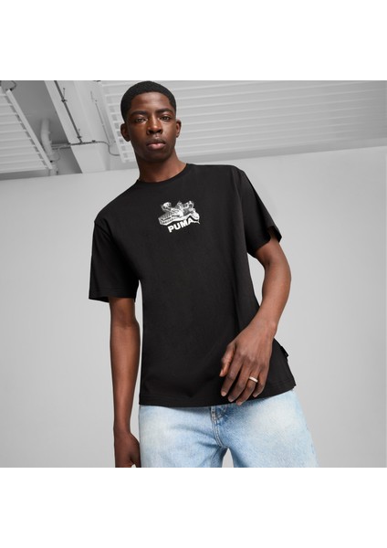 Graphics Bicycle Kick Tee Erkek T-Shirt fırsatları