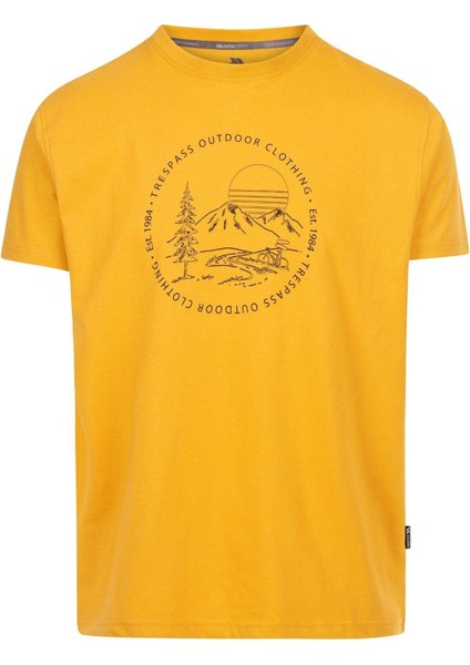 Glentress Erkek Outdoor Tişört Sarı