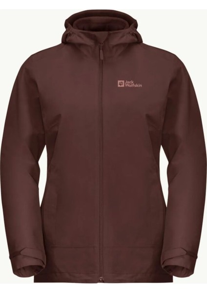 Moonrise 3 in 2 Bordo Kadın Outdoor Ceketi 1115621-2866