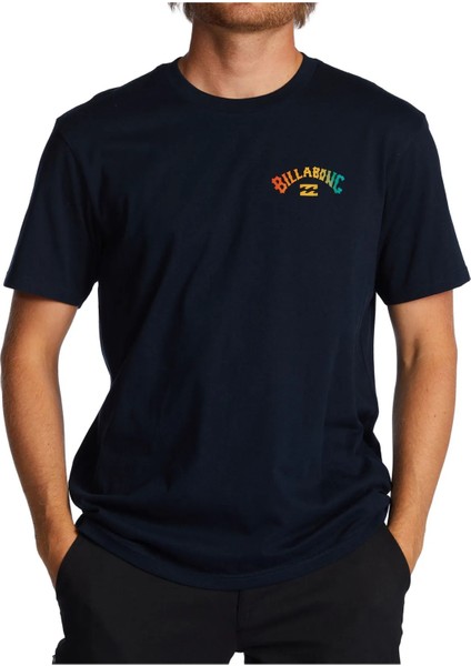 Arch Fill Ss Lacivert Erkek T-shirt ABYZT01696-NVY