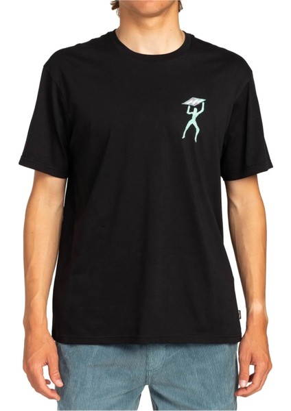 Spiral Ss Erkek Siyah T-Shirt EBYZT00110-BLK