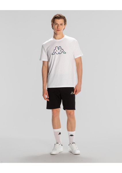 Logo Brian Erkek Beyaz T-Shirt 321W4GW-001 fiyatları