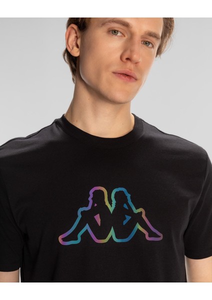 Logo Brian Erkek Siyah T-Shirt 321W4GW-005 fırsatları