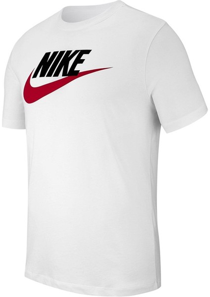 M Nsw Tee Icon Futura Erkek Beyaz T-shirt - AR5004-100