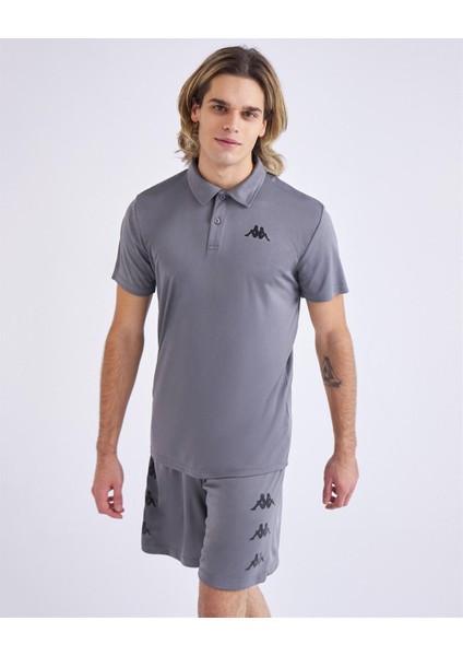 Kombat Poly Polo Erkek Antra Gri Regular Fit Polo Yaka Tişört