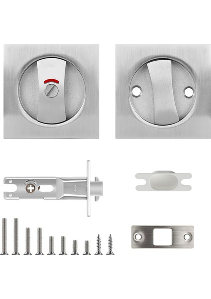 Gösterge Işıklı Cep Kapı Kilidi Gizlilik Kare Cep Mandalı (Yurt Dışından) indirimleri