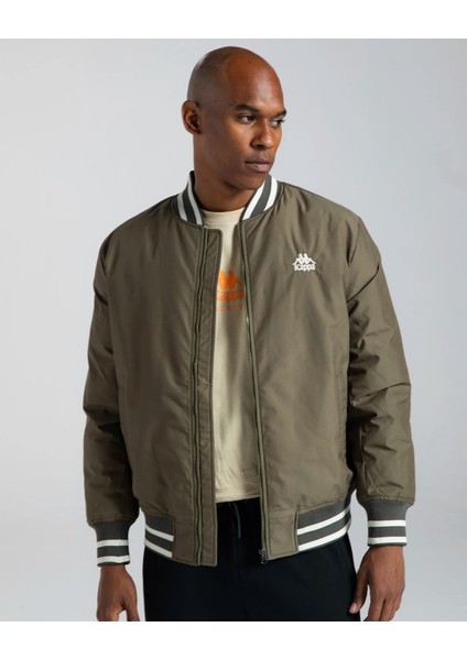 Yeşil Erkek Dik Yaka Mont 371Q6BWX5P-X Authentıc Gomın modelleri