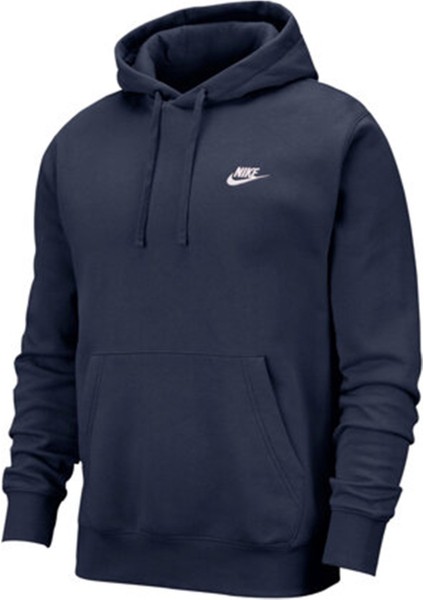 M Nsw Club Hoodie Po Bb Erkek Lacivert Sweatshirt - BV2654-410