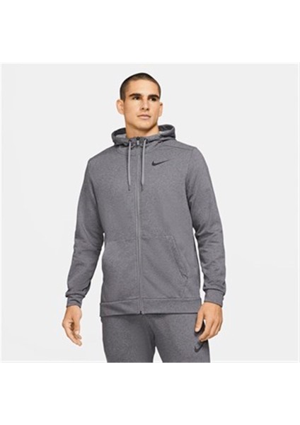 M Nk Df Hdıe Fz Fl Erkek Gri Sweatshirt - CZ6376-071