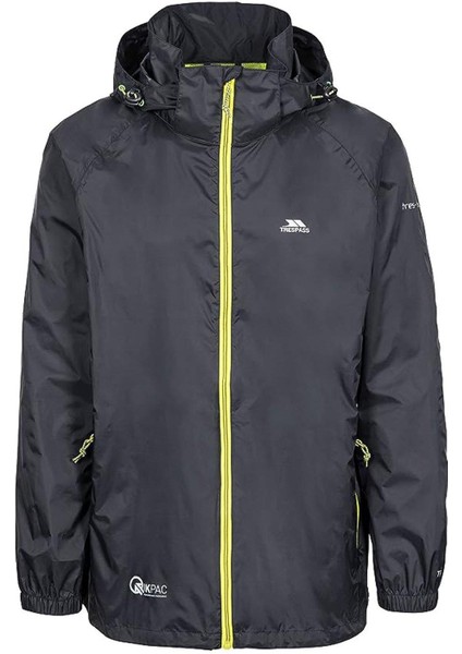 UAJKRATR0001 Qikpac x TP75 Black Erkek Yağmurluk