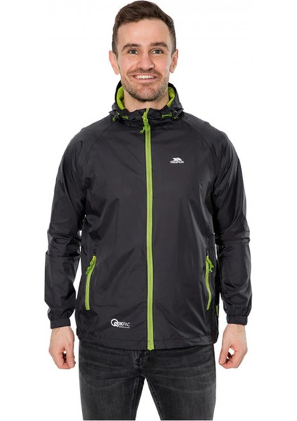 Qıkpac Jacket - Unısex Packaway Jkt TP75 Unisex Siyah Yağmurluk UAJKRAI10001-BLK