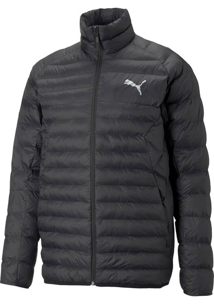 PackLite Primaloft Erkek Siyah Dik Yaka Mont