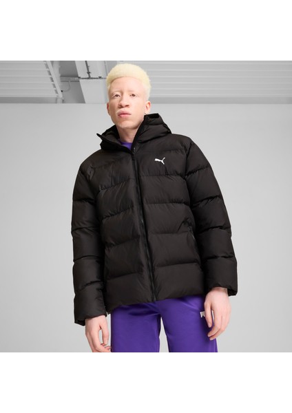 Poly Puffer Jacket Siyah Erkek Ceket modelleri