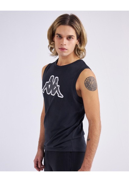 Logo Dwal Erkek Siyah Regular Fit Tişört fırsatları