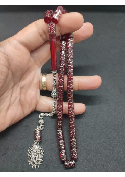 Emrah Baran Usta Eseri 925 Ayar Gümüş Çakımlı (10.000 Çakım) Ateş-I Kehribar Sertifikalı 5666 modelleri