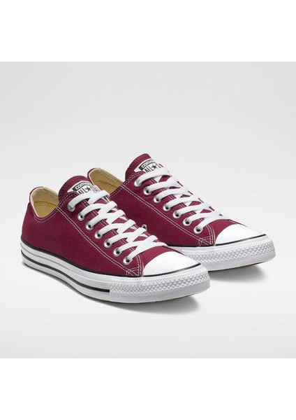 Chuck Taylor All Star Canvas M9691C Unisex Bordo Günlük Sneaker Ayakkabı
