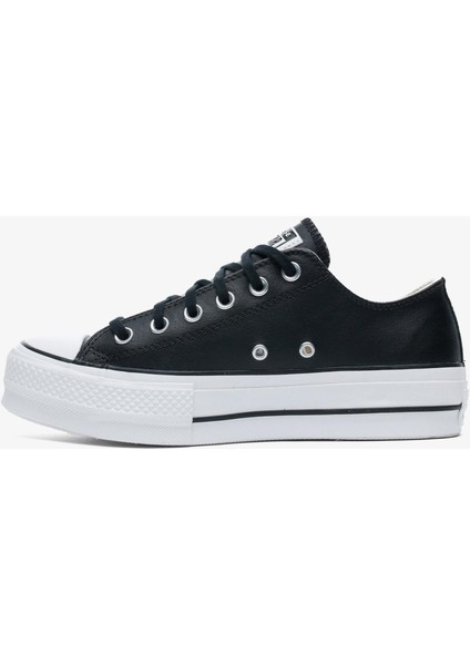 Chuck Taylor All Star Leather Platform Erkek Siyah Sneaker.001 fiyatları