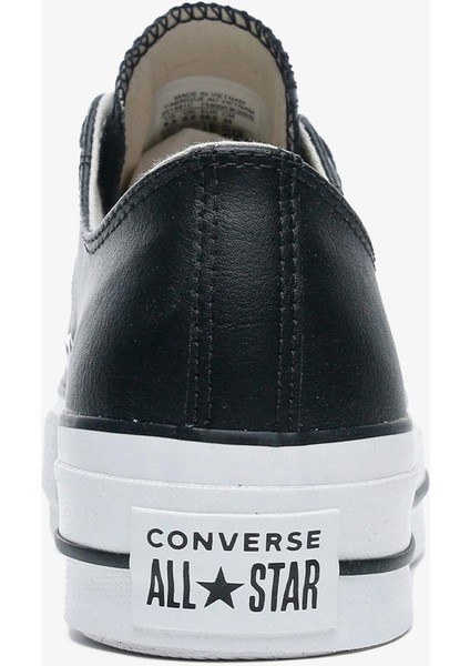 Chuck Taylor All Star Leather Platform Erkek Siyah Sneaker.001 modelleri