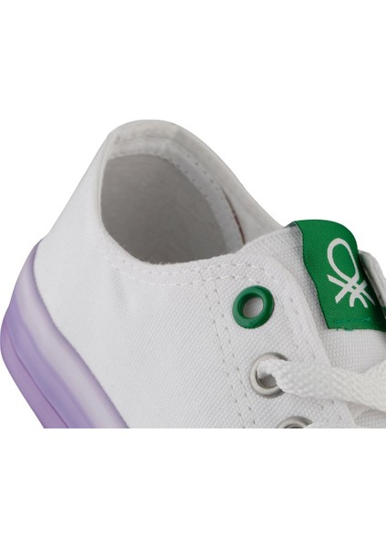 Benetton Bnt 30176 Beyaz Günlük Bayan Ayakkabı Bayan Spor modelleri