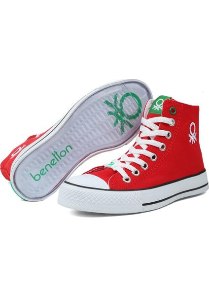 Kadın Kırmızı Günlük Spor Ayakkabı - BN-30628-05