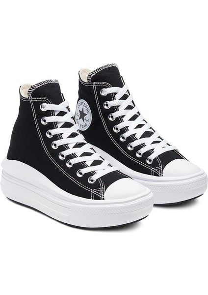 Chuck Taylor All Star Move Hi Kadın Siyah Sneaker 568497C indirimleri