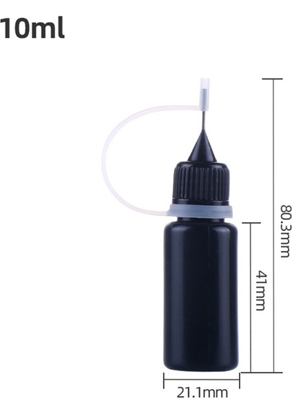 Hassas Uçlu Aplikatör Şişeleri Siyah Metal Iğne Plastik Şişe (Yurt Dışından) modelleri