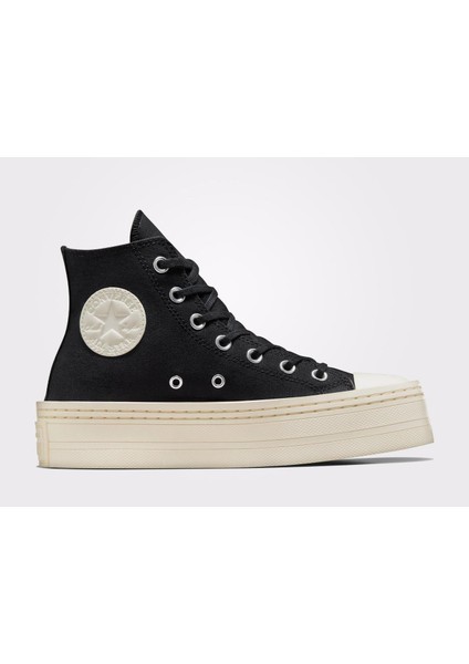Chuck Taylor All Star Modern Lift Platform Canvas Kadın Günlük Ayakkabı A06141C Siyah