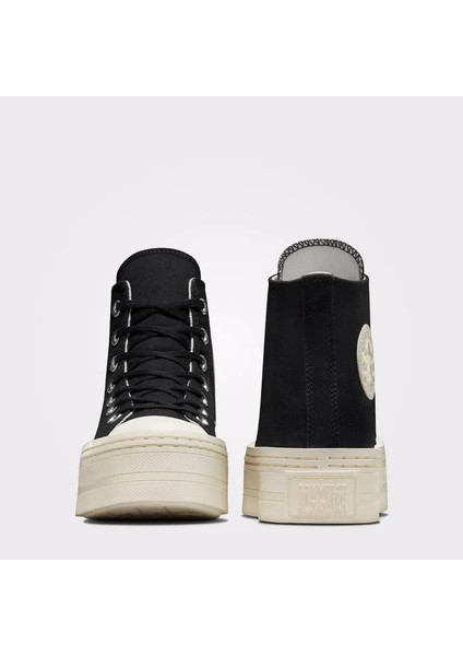 Chuck Taylor All Star Modern Lift Platform Canvas Kadın Günlük Ayakkabı A06141C Siyah indirimleri