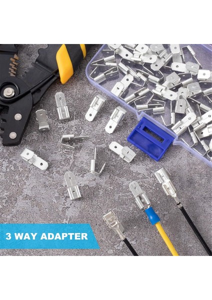 3 Yollu Elektrikli Dişi Erkek Kürek Sıkma Terminalleri Kiti Gümüş (Yurt Dışından) fiyatları