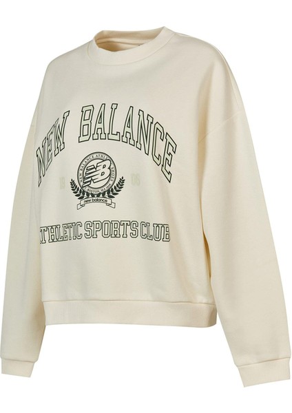 WNC3404 Beyaz Kadın Sweatshirt