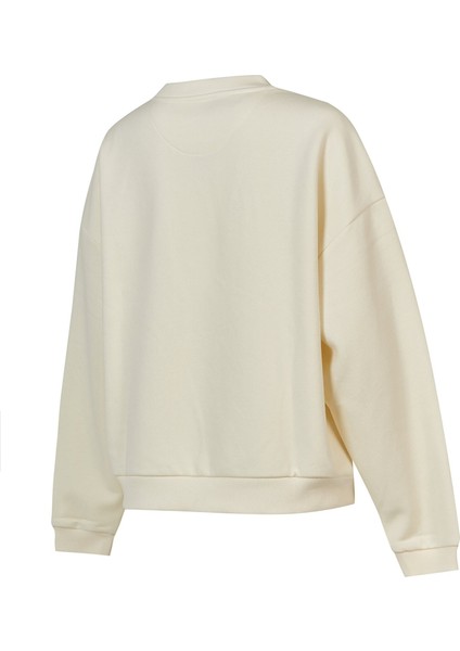 WNC3404 Beyaz Kadın Sweatshirt fiyatları