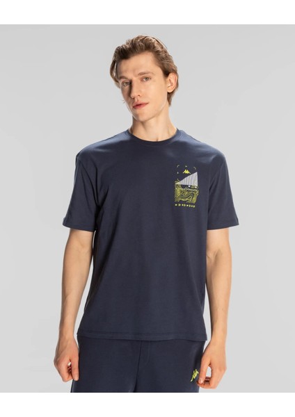 Authentic Spacetime Erkek Mavi T-Shirt 371S8IW-XCT