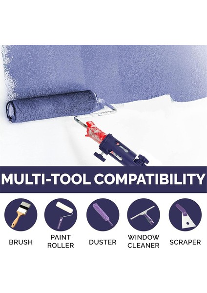 Çok Açı Boya Fırçası Uzatıcısı -Uzatma Direği Bağlantı Tutucusu (Yurt Dışından) fiyatları