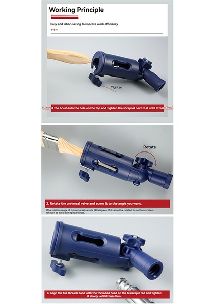 Çok Açı Boya Fırçası Uzatıcısı -Uzatma Direği Bağlantı Tutucusu (Yurt Dışından) modelleri